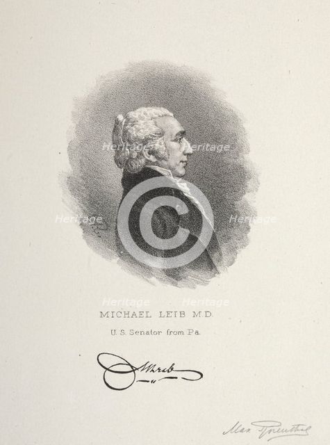 Michael Lieb, M. D.. Creator: Max Rosenthal (American, 1833-1918).