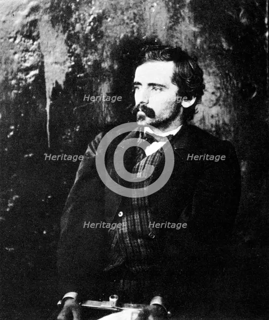 Michael O'Laughlen, member of the Lincoln conspiracy, 1865 (1955). Artist: Unknown