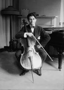 Michael Penha [with cello], between c1915 and c1920. Creator: Bain News Service
