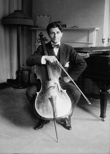 Michael Penha [with cello], between c1915 and c1920. Creator: Bain News Service