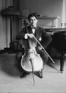 Michael Penha [with cello], between c1915 and c1920. Creator: Bain News Service