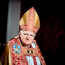 Michael Ramsey, Archbishop of Canterbury, c1960s. Creator: Arthur Charles Kirby Ware