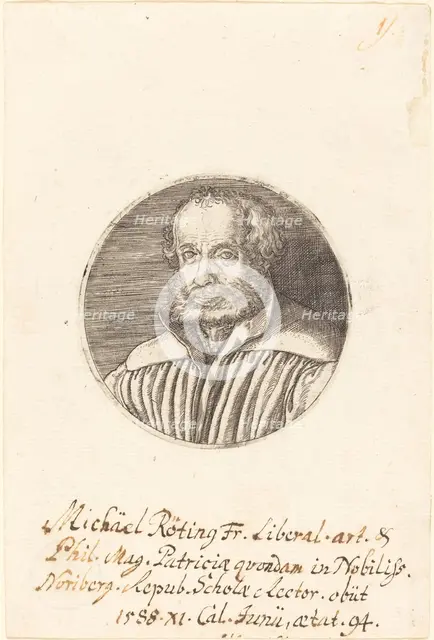 Michael Roting. Creator: Barthel Beham.