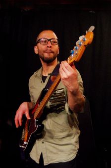 Michael Searl, Aaron Liddard Quintet, Verdict Jazz Club, Brighton, East Sussex, 25 Mar 2023. Creator: Brian O'Connor