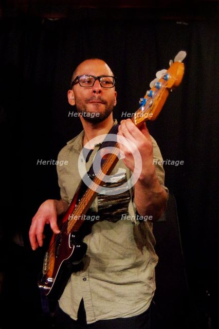Michael Searl, Aaron Liddard Quintet, Verdict Jazz Club, Brighton, East Sussex, 25 Mar 2023. Creator: Brian O'Connor.