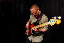 Michael Searl, Aaron Liddard Quintet, Verdict Jazz Club, Brighton, East Sussex, 25 Mar 2023. Creator: Brian O'Connor