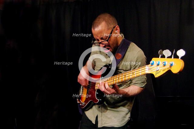 Michael Searl, Aaron Liddard Quintet, Verdict Jazz Club, Brighton, East Sussex, 25 Mar 2023. Creator: Brian O'Connor.