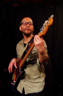 Michael Searl, Aaron Liddard Quintet, Verdict Jazz Club, Brighton, East Sussex, 25 Mar 2023. Creator: Brian O'Connor