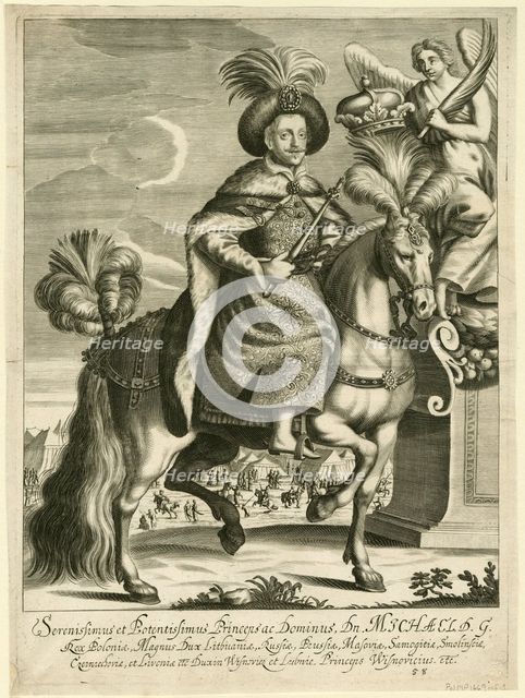 Michal Korybut Wisniowiecki (1640-1673), King of Poland and Grand Duke of Lithuania, c. 1670. Artist: Anonymous  