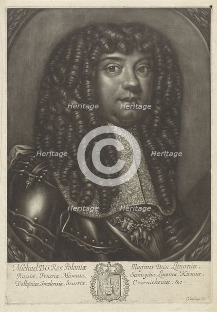 Michal Korybut Wisniowiecki (1640-1673), King of Poland and Grand Duke of Lithuania, 1699.