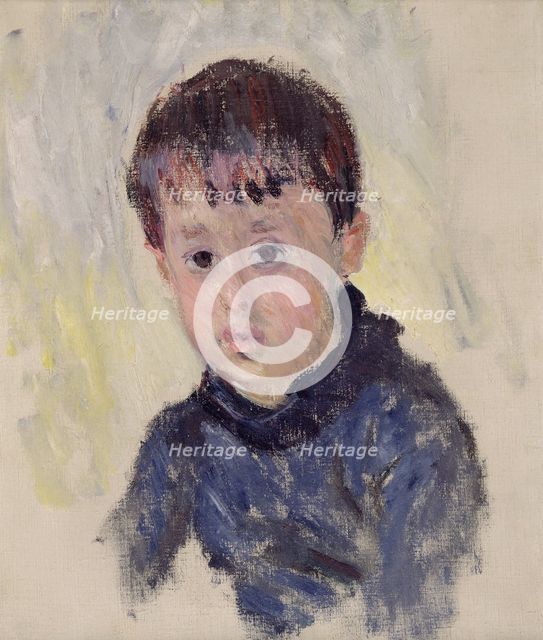 Michel Monet with blue sweater, 1883. Creator: Monet, Claude (1840-1926).