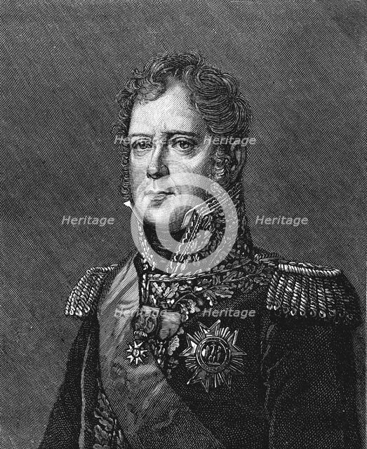 Michel Ney (1769-1815), One of Napoleon's marshals at Waterloo. Artist: Unknown