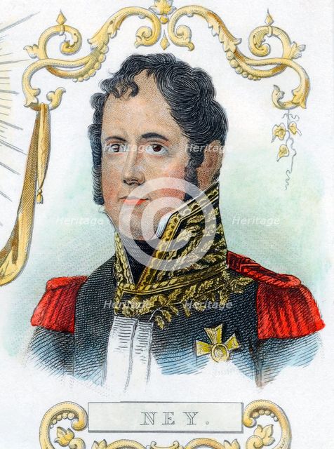 Michel Ney, French soldier, c1830. Artist: Unknown