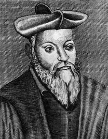 Michel Nostradamus (1503-1556), French physician and astrologer, 17th century