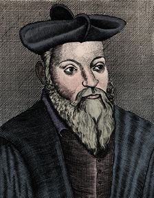 Michel Nostradamus (1503-1556), French physician and astrologer, 17th century