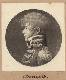Michel Angélique Brouard, 1809. Creator: Charles Balthazar Julien Févret de Saint-Mémin