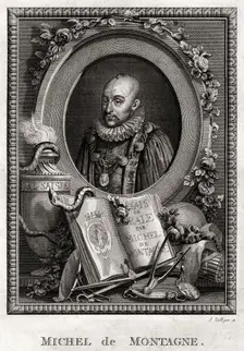 Michel de Montagne 1775. Artist: J Collyer