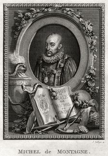 Michel de Montagne 1775. Artist: J Collyer