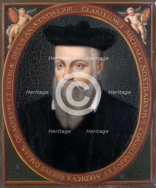 Michel de Nostredame, called Nostradamus (1503-1566). Artist: Granet, François Marius (1775-1849)