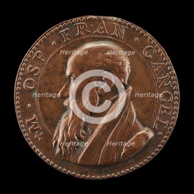Michel de l'Hôpital, 1505/1506-1573, Chancellor of France 1560-1568 [obverse], 16th century. Creator: Unknown.