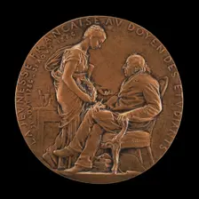 Michel-Eugène Chevreul, 1786-1889, Chemist, Physicist, and Philosopher, 1886. Creator: Louis Oscar Roty