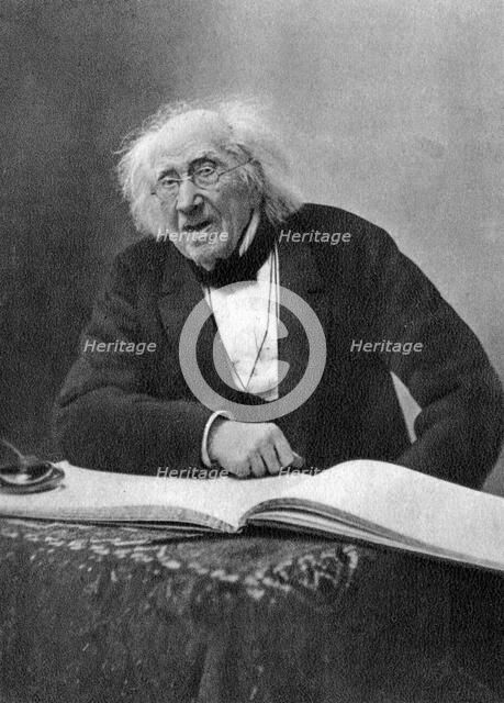 Michel Eugene Chevreul, French chemist, 1891. Artist: Unknown