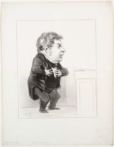Michel Goudchaux, 1849. Creator: Honoré Daumier (French, 1808-1879)