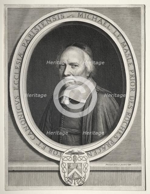 Michel le Masle. Creator: Robert Nanteuil (French, 1623-1678).
