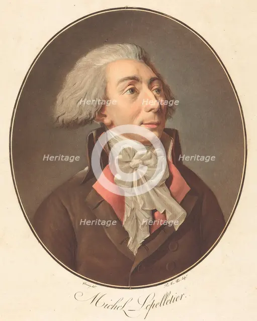 Michel Lepelletier, 1794. Creator: Pierre Michel Alix.