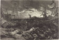Michel Strogoff au Théâtre du Chatelet, 1880. Creator: Daniel Urrabieta Vierge
