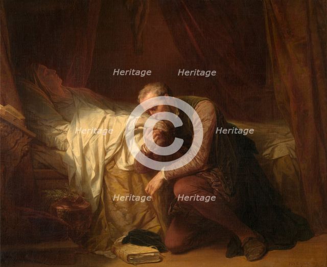 Michelangelo at the Deathbed of Vittoria Colonna, 1851. Creator: Keyser, Nicaise de (1813-1887).