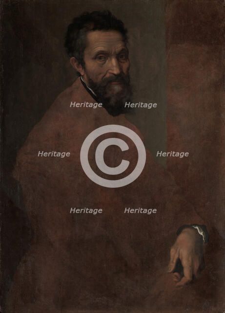Michelangelo Buonarroti (1475-1564), probably ca. 1544. Creator: Daniele da Volterra.
