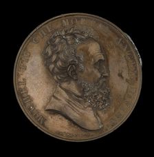 Michelangelo Buonarroti, commemorative medal, c1812. Creator: Unknown