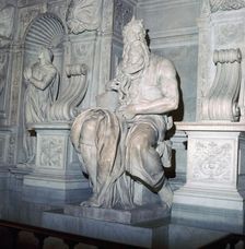 Michelangelo's statue of Moses, 16th century