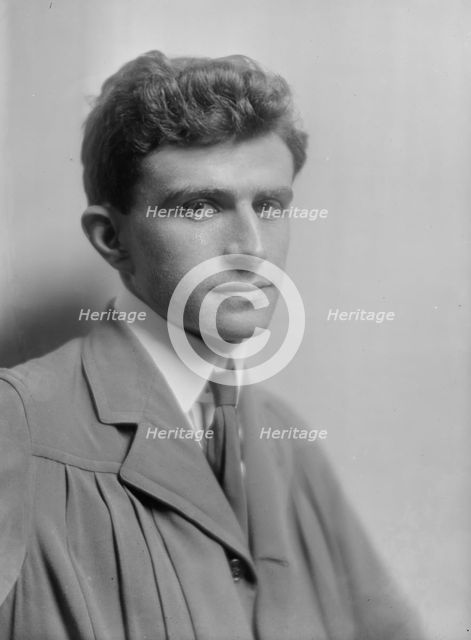 Michelson, M., Mr., portrait photograph, 1916. Creator: Arnold Genthe.