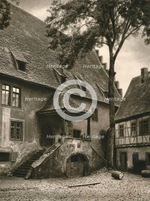 'Michelstadt (Odenwald) - Yard of cellarage', 1931. Artist: Kurt Hielscher.