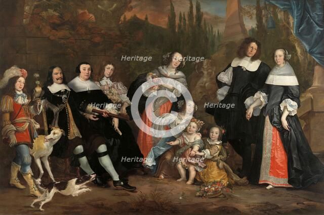 Michiel de Ruyter and his Family, 1662. Creator: Juriaen Jacobsz.