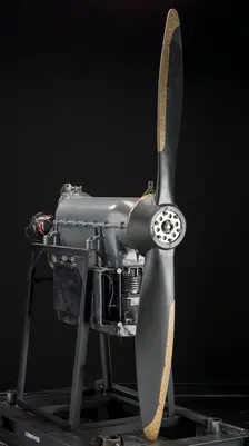 Michigan Aero-Engine Corporation Rover L-267, In-line 4 Engine, ca. 1930. Creator: Michigan Aero-Engine Corporation