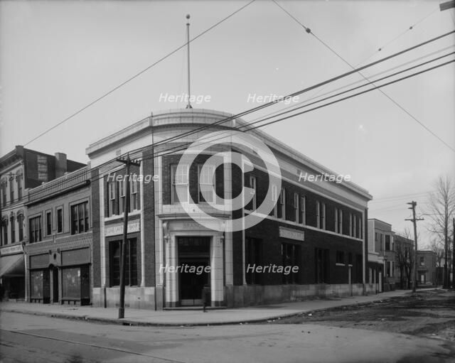 Michigan Avenue branch, Dime Savings Bank, Detroit, Mich., between 1905 and 1915. Creator: Unknown.