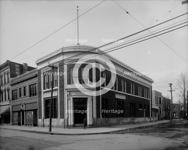 Michigan Avenue branch, Dime Savings Bank, Detroit, Mich., between 1905 and 1915. Creator: Unknown.