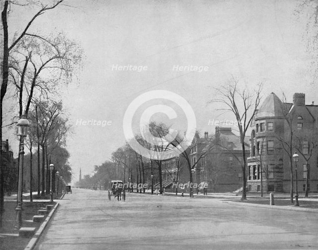 'Michigan Avenue, Chicago, looking south', c1897. Creator: Unknown.