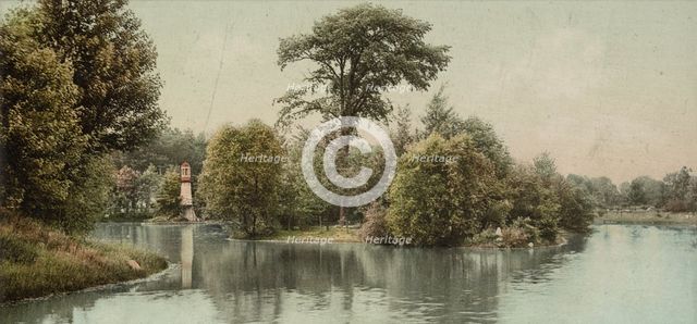 Michigan, the lake, Palmer Park, Detroit, ca 1900. Creator: Unknown.