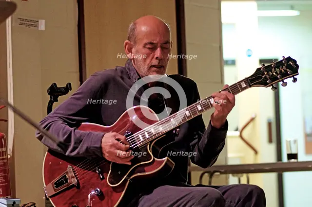 Mick Hanson, Steyning Jazz Club, Steyning, West Sussex, May 2016. Artist: Brian O'Connor.