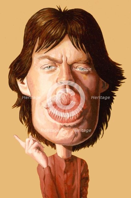 Mick Jagger. Creator: Dan Springer.