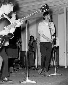 Mick Jagger and the Rolling Stones, 4th National Jazz and Blues Festival, Richmond, London, 1964. Creator: Brian Foskett
