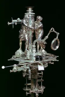 Microscope made for King George III, Museum of the History of Science, Oxford, Oxfordshire. Creator: Tony Evans