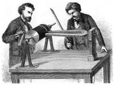 Mid-19th century Phonautograph, 1872. Creator: Unknown