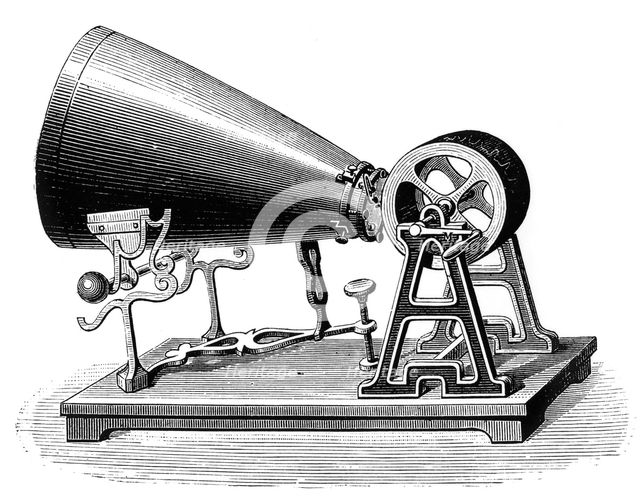 Mid-19th century Phonautograph, c1880. Creator: Unknown.