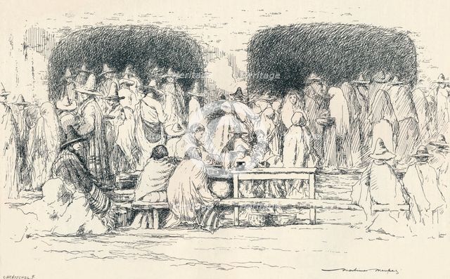 'Mid-day at Puebla', c1895, (1896). Artist: Mortimer Luddington Menpes.