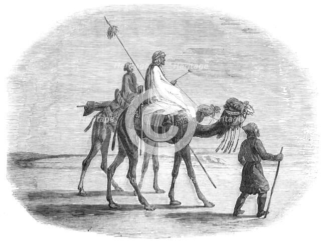 Mid-day Encounter in the Desert, 1857. Creator: Unknown.